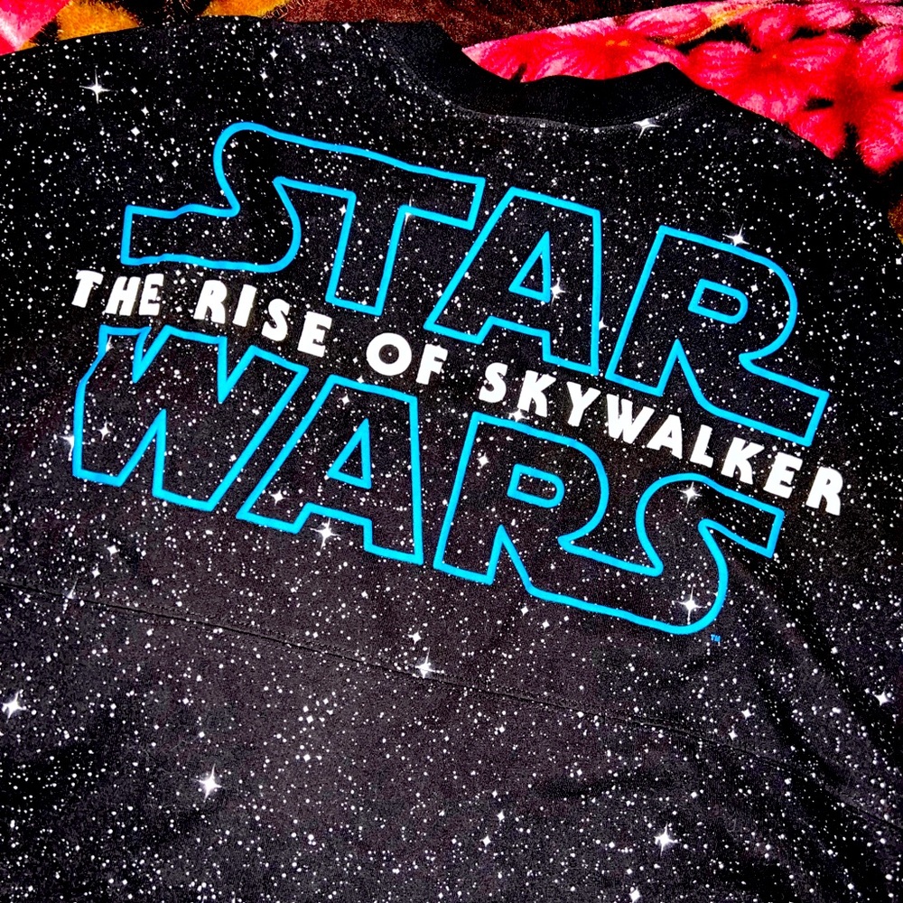Disney spirit jersey star wars rise of Skywalker lightsaber long sleeve